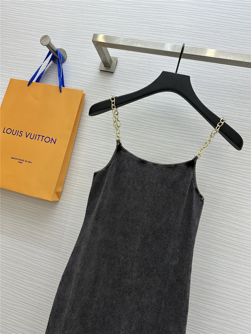 l0vis Vvtt0n lv distressed suspender skirt replicas clothes