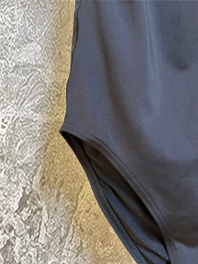 Ch**el one-shoulder swimsuit replica designer clothes