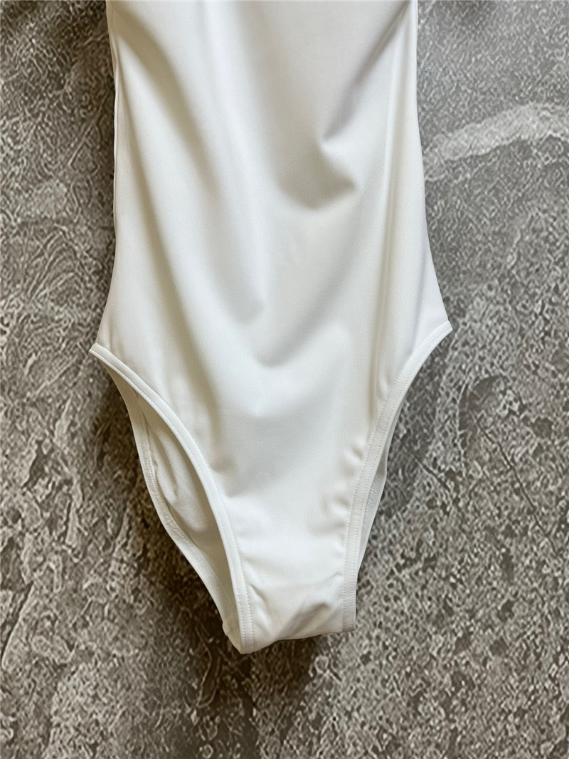 Ch**el one-shoulder swimsuit replica designer clothes