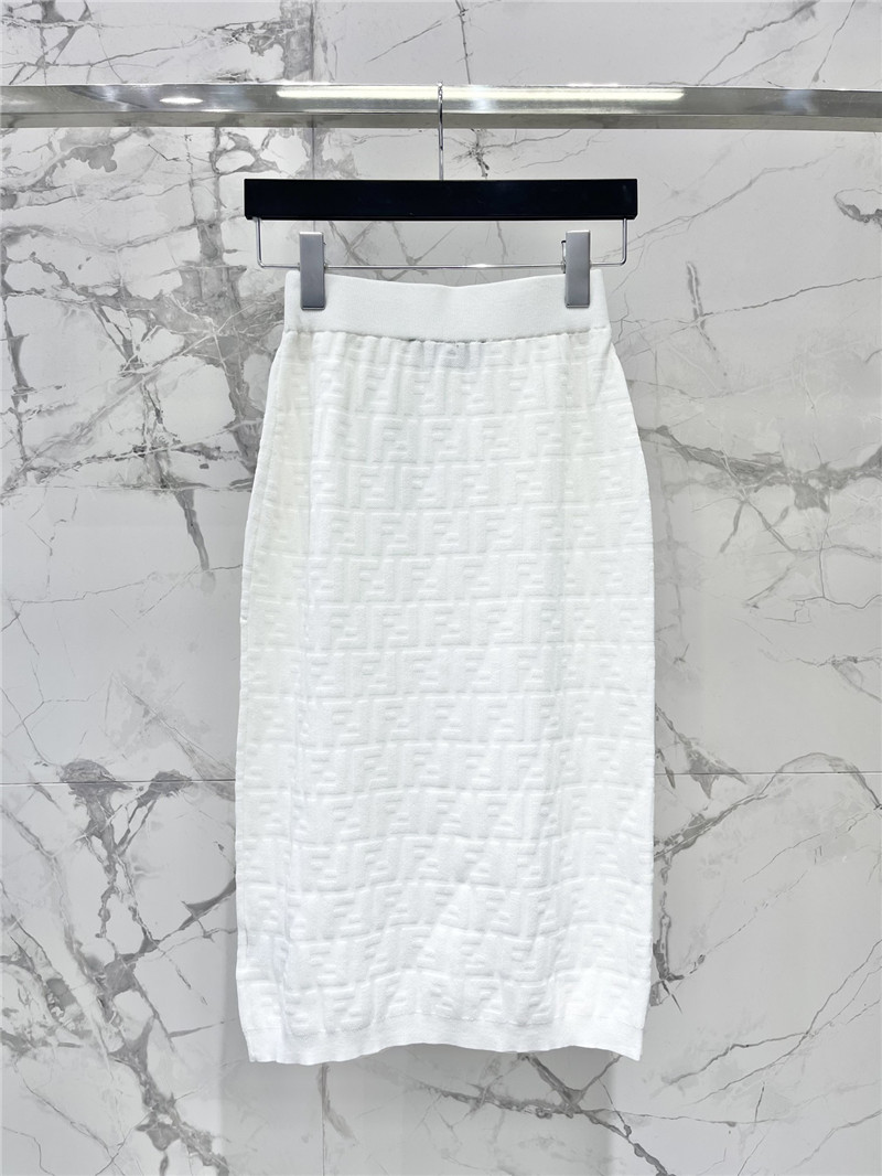 F**di jacquard high waist hip skirt replica designer clothes