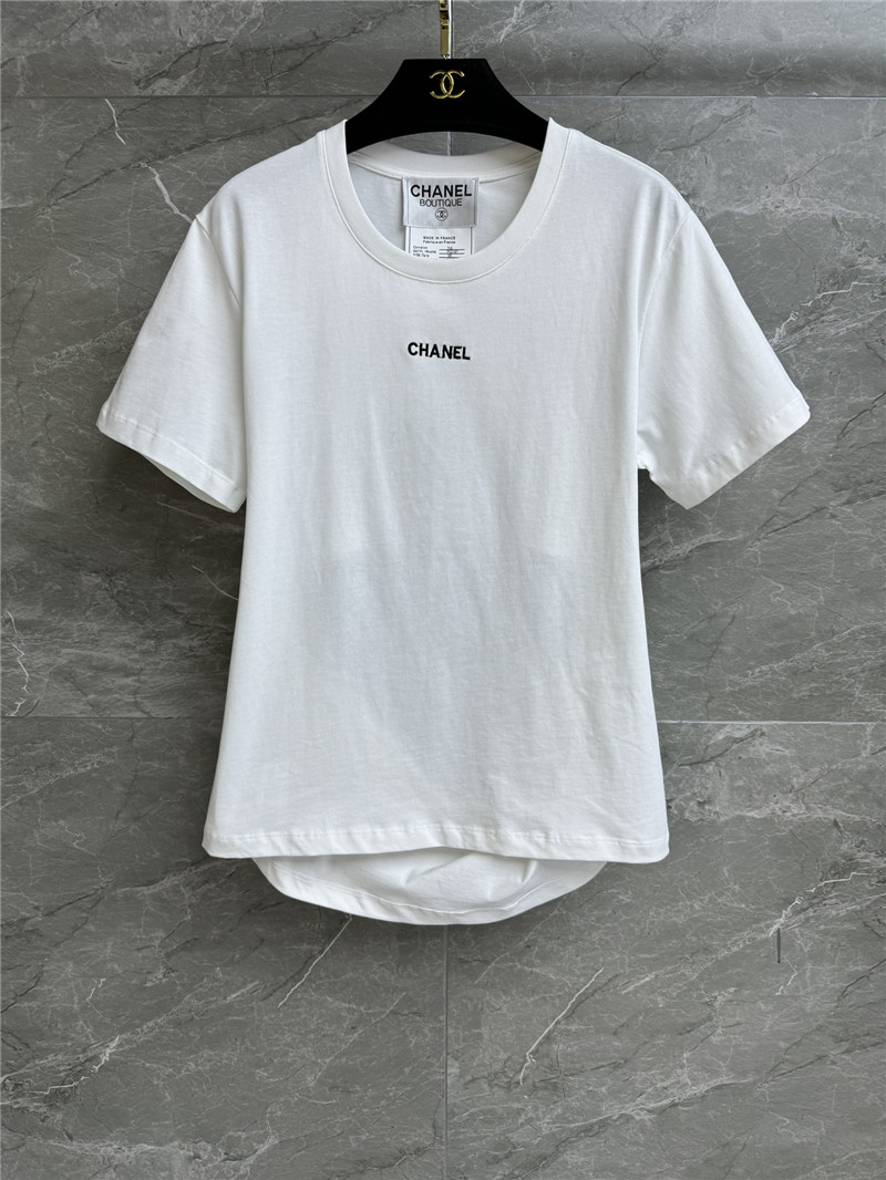 Ch**el drawstring waist t-shirt replica designer clothes