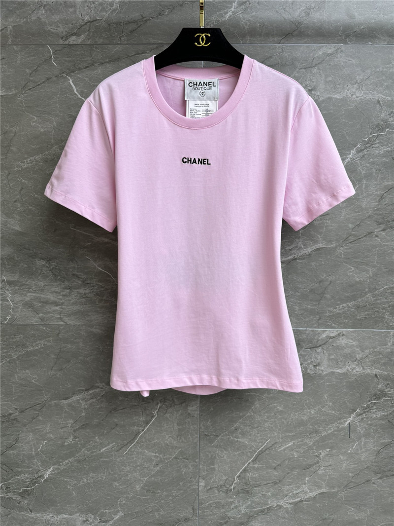 Ch**el drawstring waist t-shirt replica designer clothes