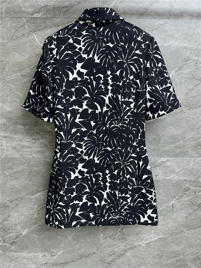 Y51 black and white print dress replica designer clothing websites