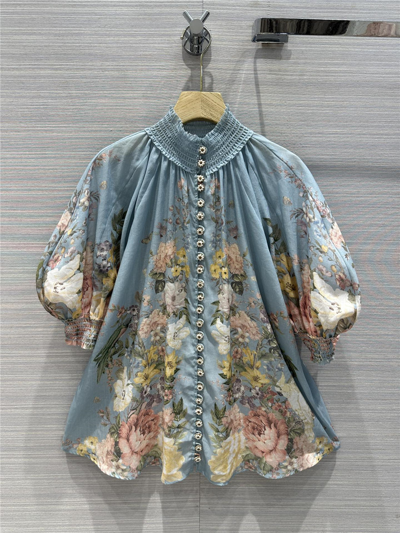 zimm high-end silk and linen shirt replica d&g clothing