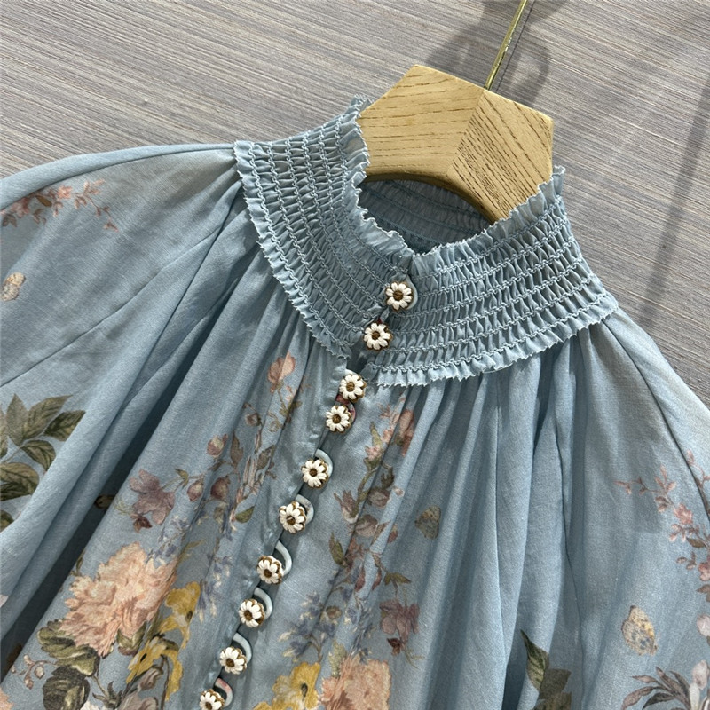 zimm high-end silk and linen shirt replica d&g clothing