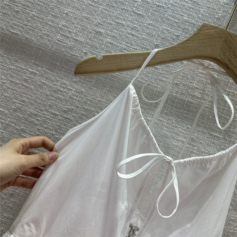 Dolce & Gabbana d&g backless white dress replica clothing