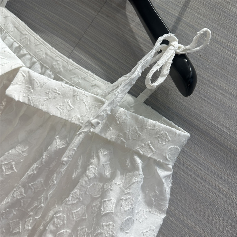 l0vis Vvtt0n monogram fil coupé off-the-shoulder blouse