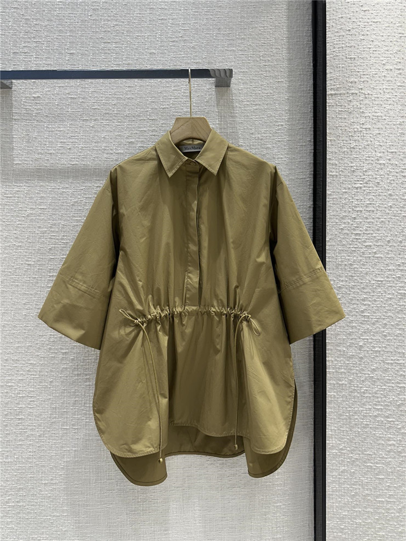 Vanitoo drop shoulder three-quarter sleeve shirt replica clothes