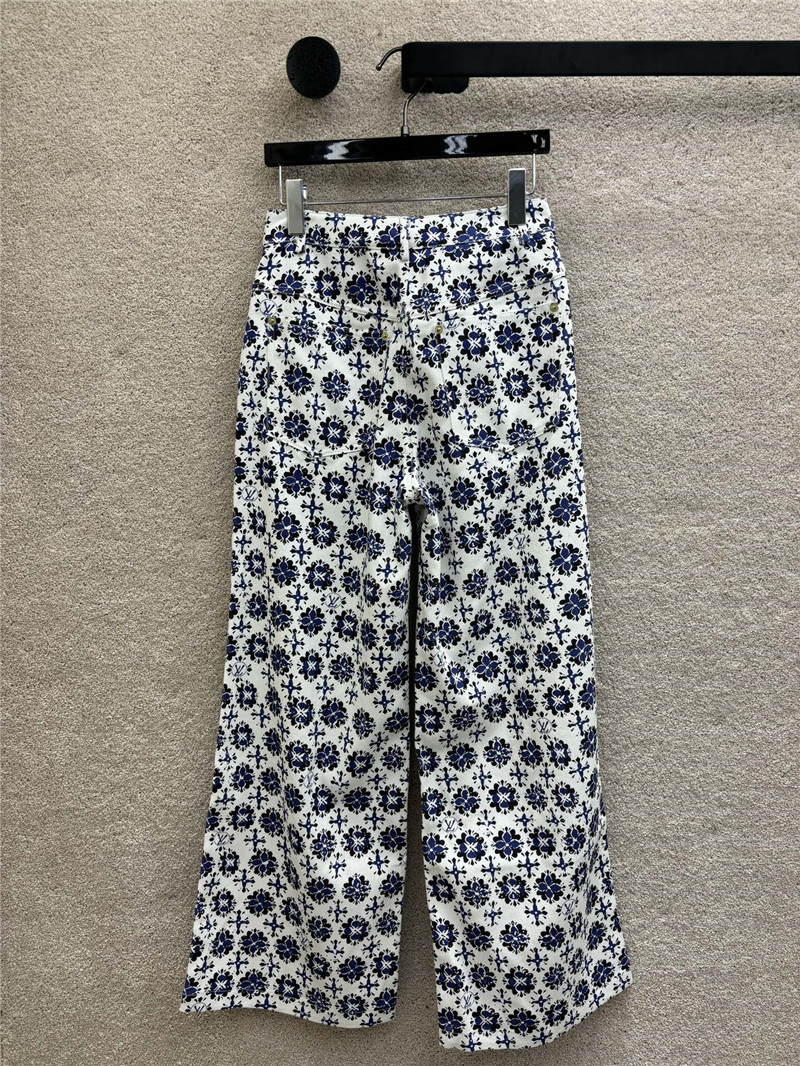 l0vis Vvtt0n lv high waist wide leg pants replica designer clothes