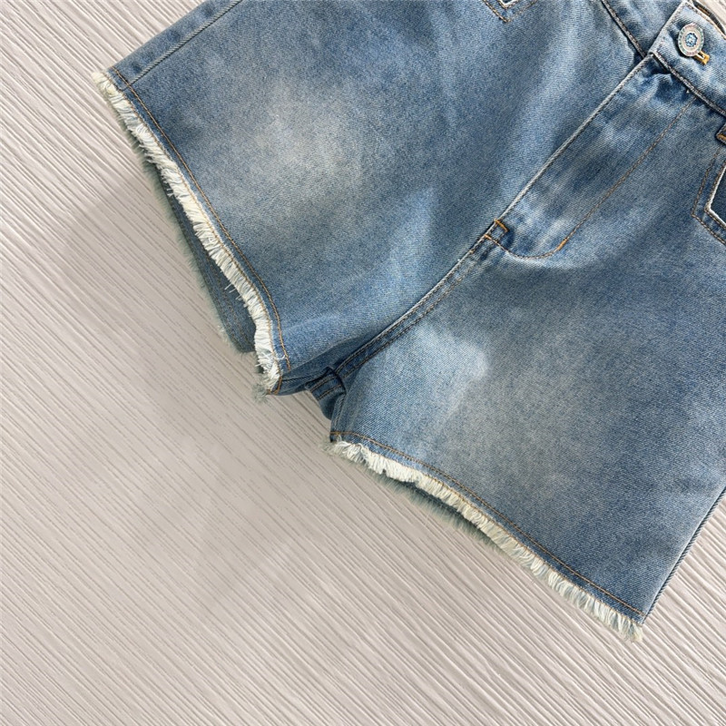 Ch**el tannin washed denim suit cheap replica designer clothes