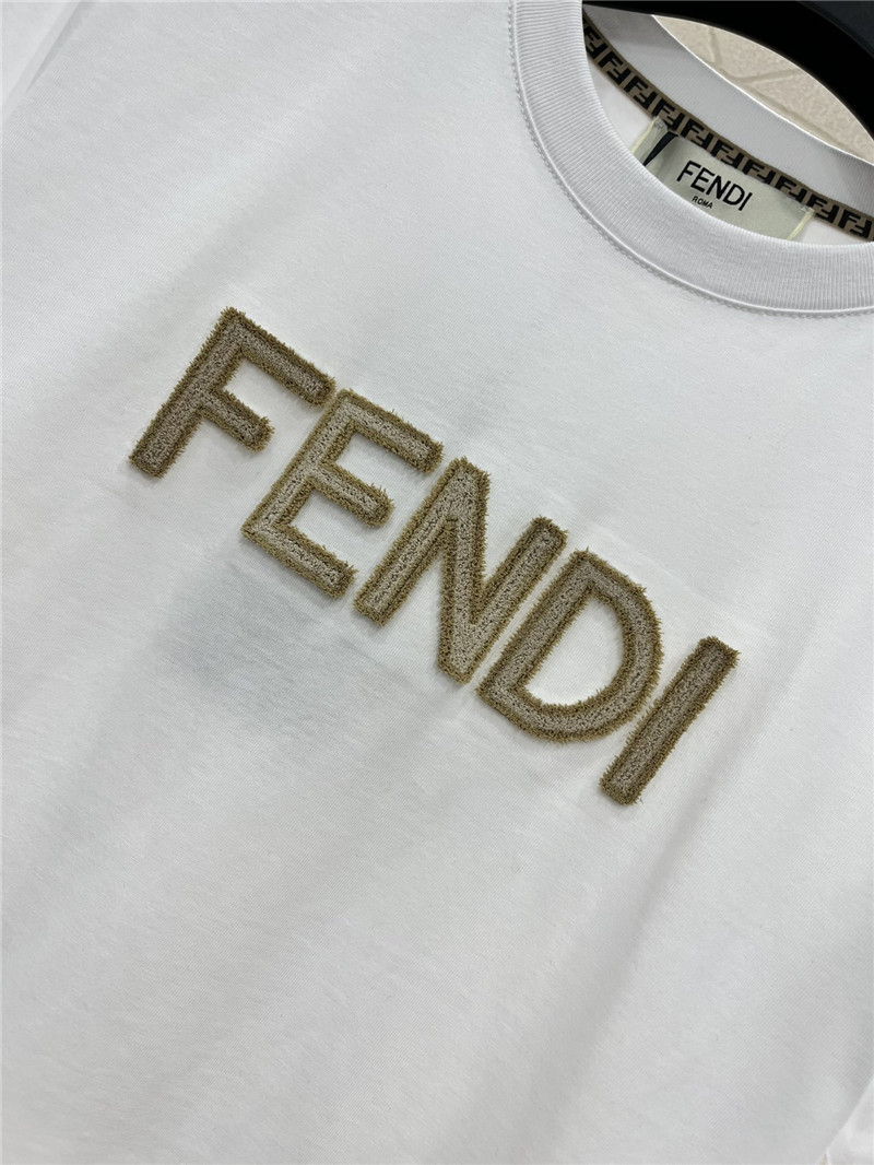 F**di 3d toothbrush lettering t-shirt replica d&g clothing