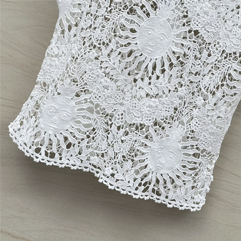D10r crochet knitted vest top replica designer clothes