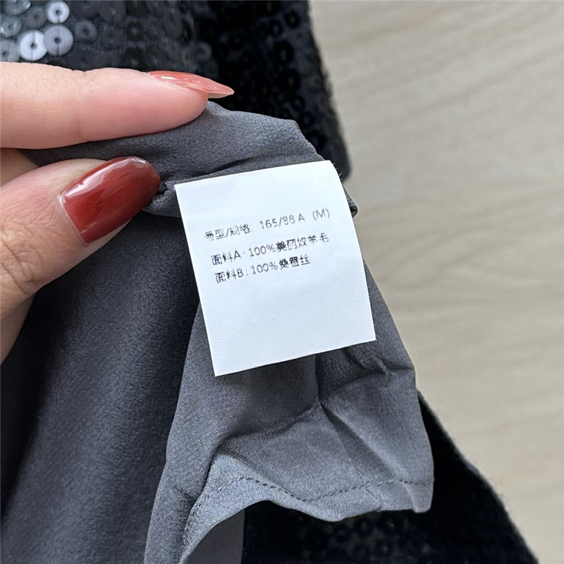 BC sequined silk wool top replica clothing sites