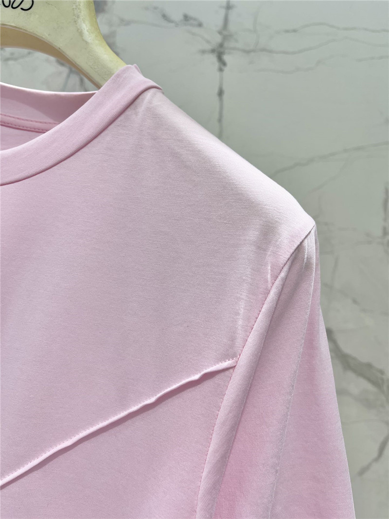 L0ew* new tencel round neck short sleeve replica designer clothes