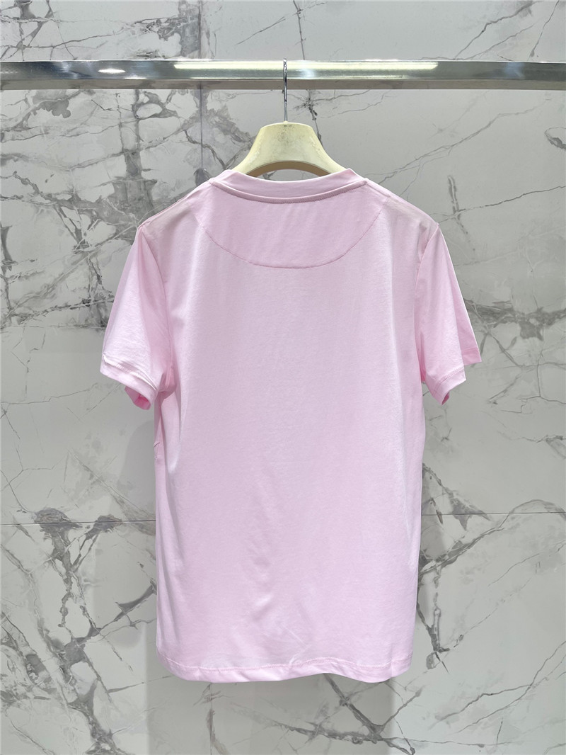 L0ew* new tencel round neck short sleeve replica designer clothes