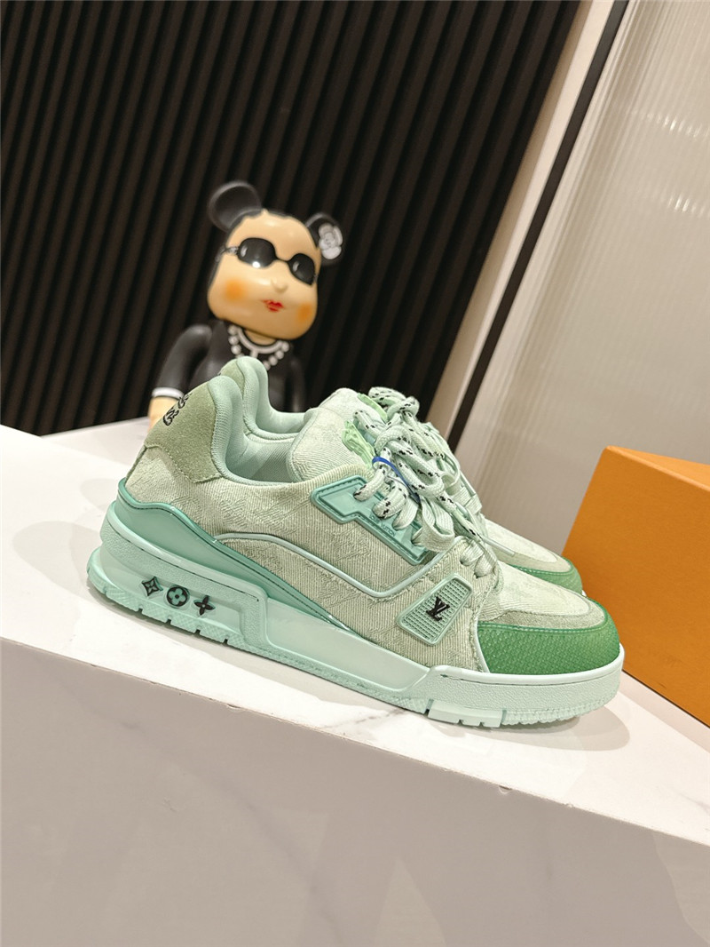 l0vis Vvtt0n lv trainer sneakers green for women