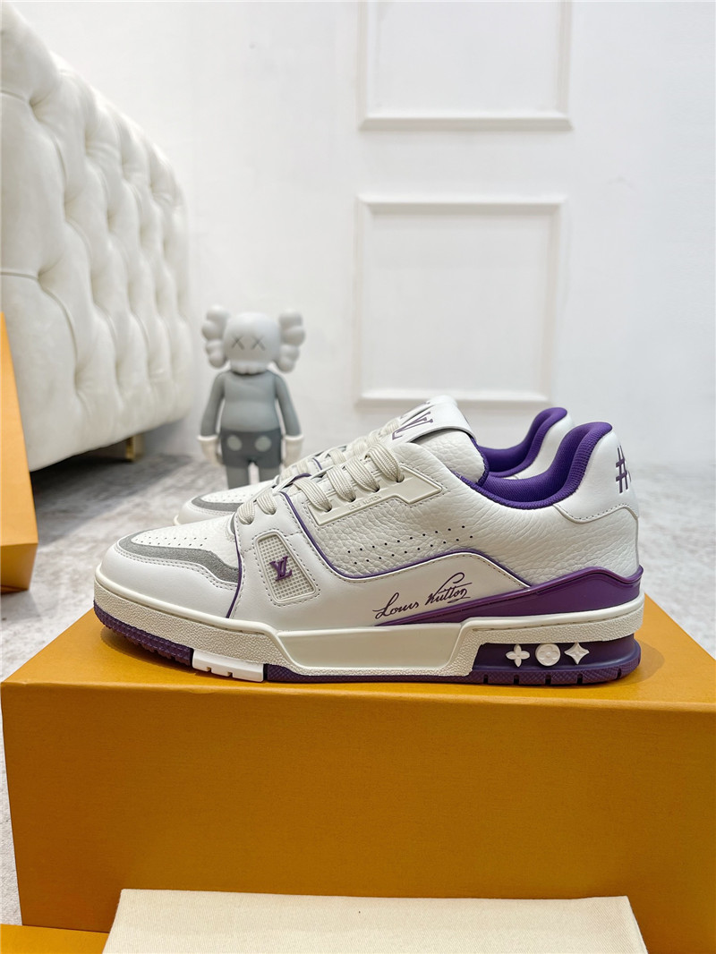 l0vis Vvtt0n white & purple sneakers for women