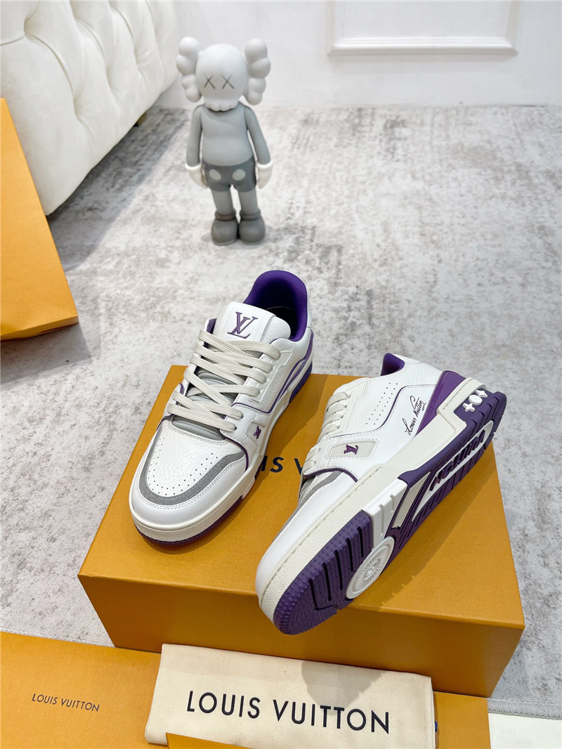 l0vis Vvtt0n white & purple sneakers for women