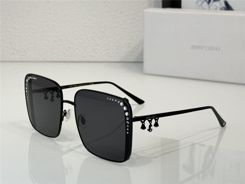 j1m*y ch00 square D1am0nd pendant sunglasses