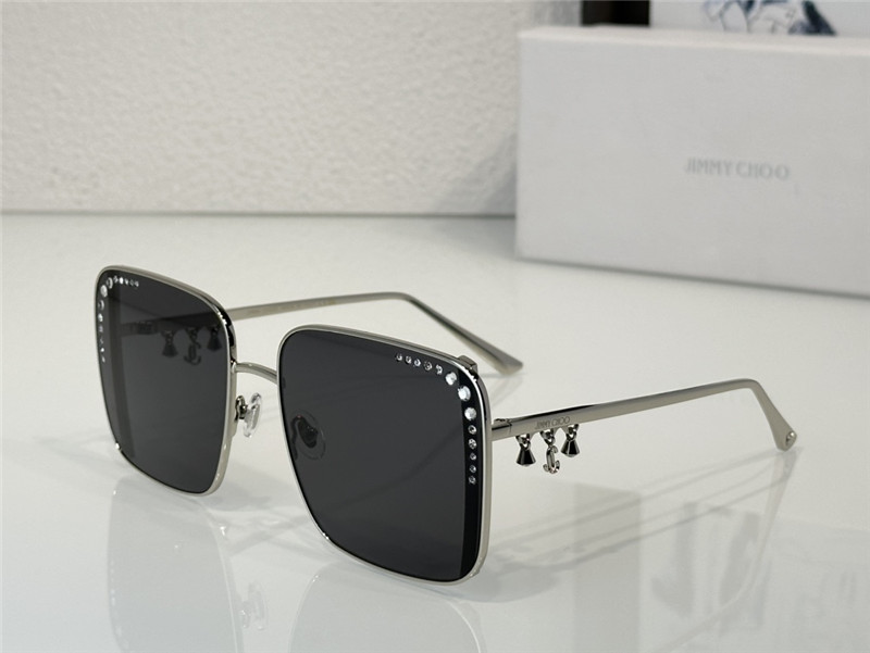 j1m*y ch00 square D1am0nd pendant sunglasses