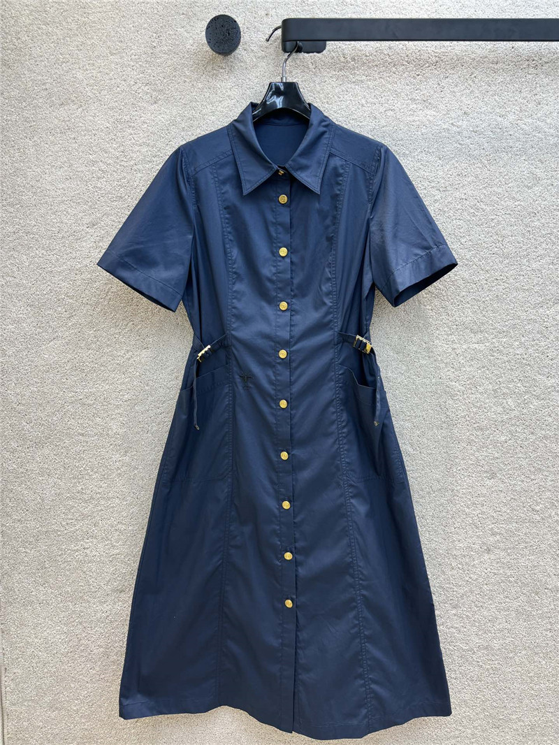 D10r short sleeve button dress replica clothes