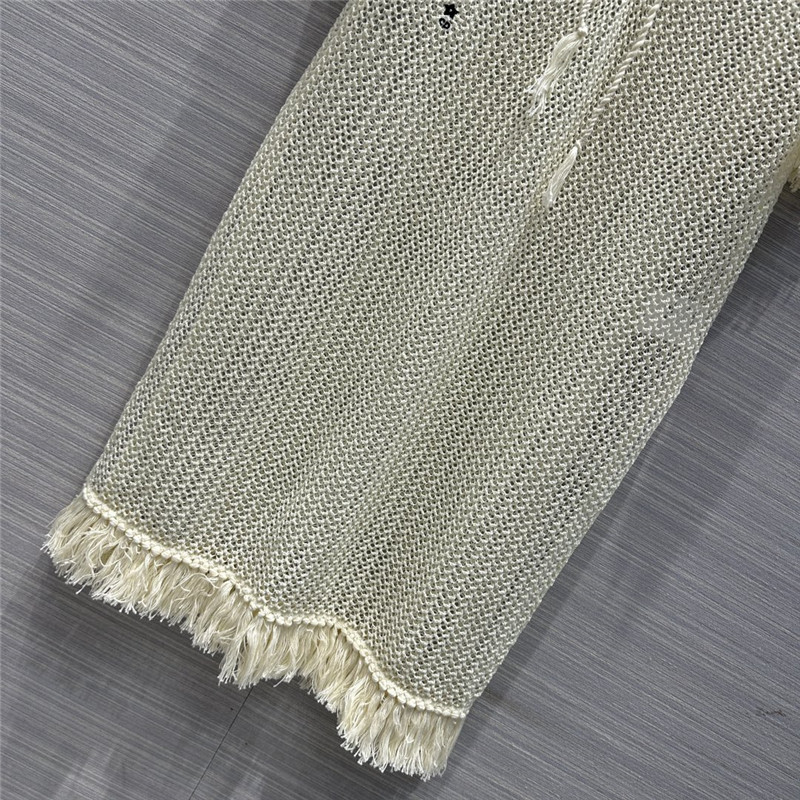 D10r hollow crochet knitted cardigan dress replica clothes