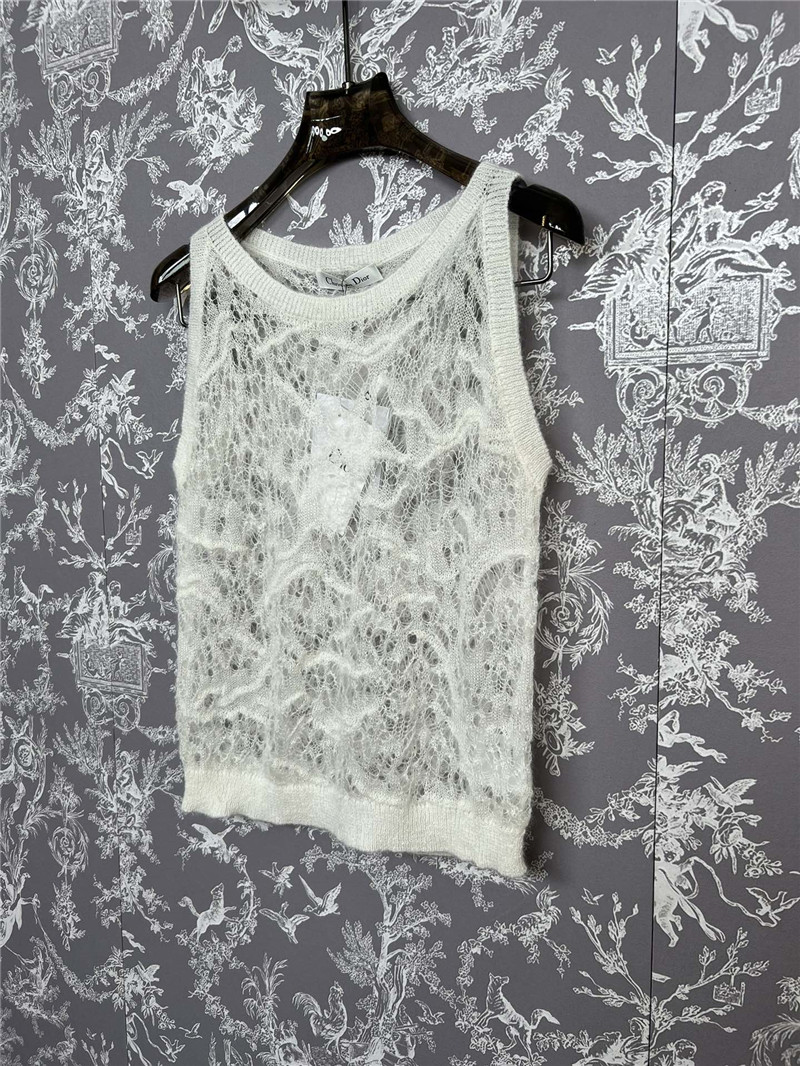 D10r lace crochet vest replica d&g clothing