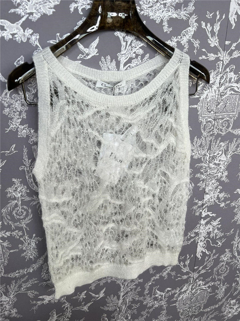 D10r lace crochet vest replica d&g clothing