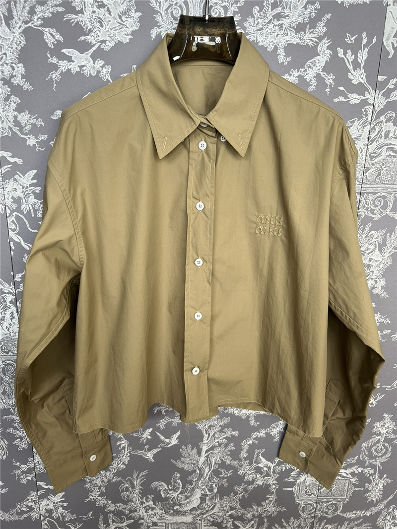 M1um1u new short shirt replica d&g clothing