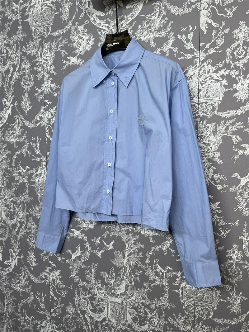 M1um1u new short shirt replica d&g clothing