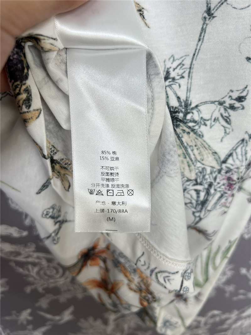 D10r new floral t-shirt replicas clothes