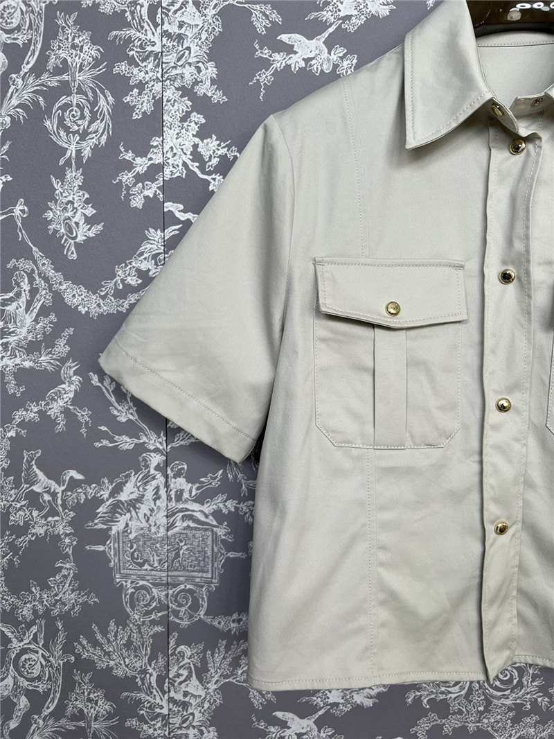 M1um1u new short-sleeved shirt and skirt suit replica clothing sites