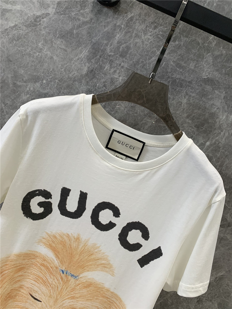 Gvc*1 cartoon dog fun print short sleeve t-shirt replica clothing