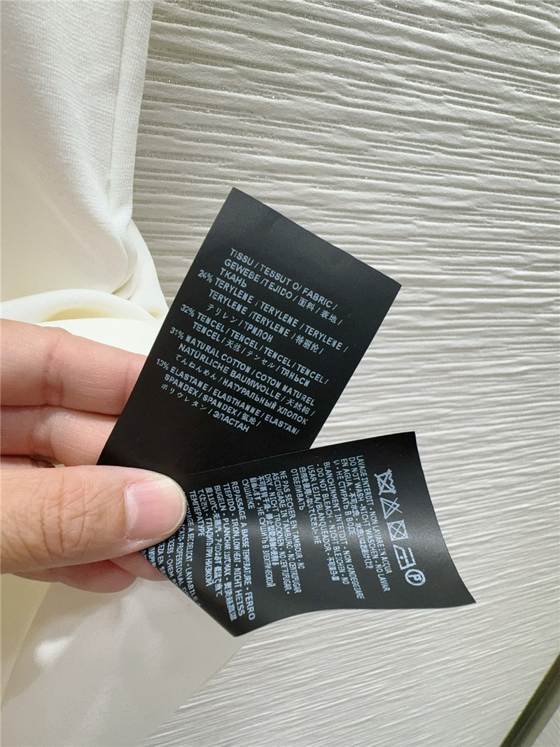 Y51 wing sleeve top + simple skirt set replica clothes