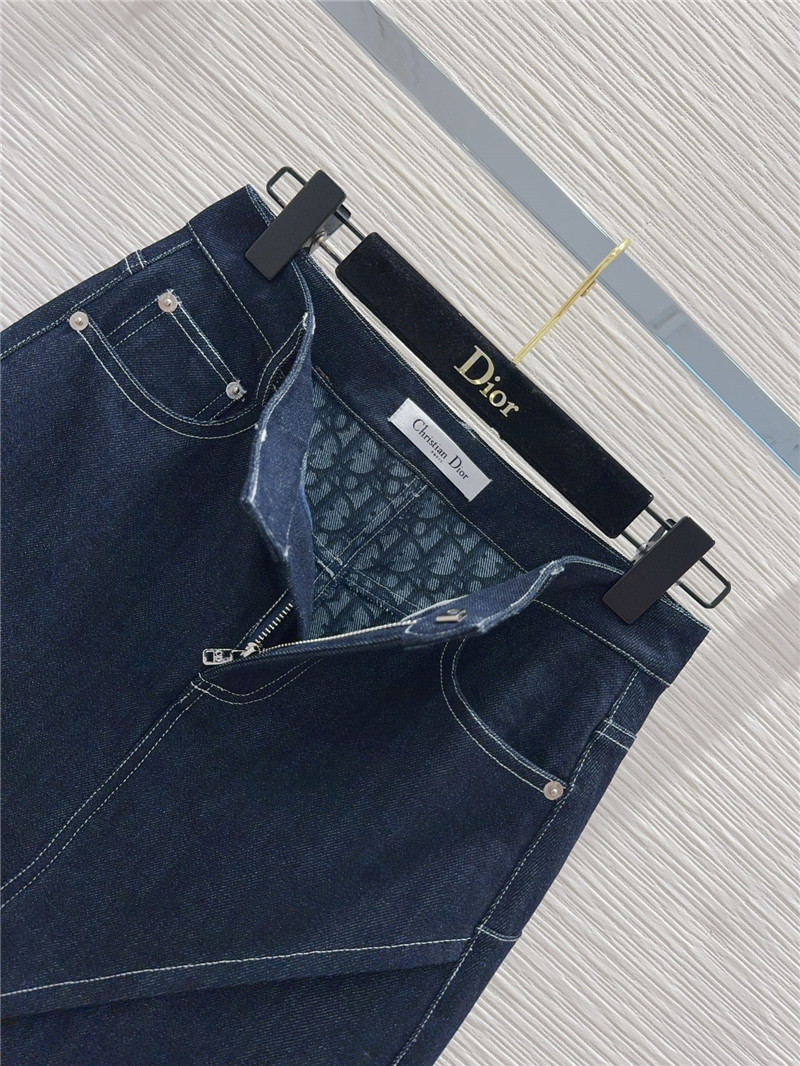 D10r denim slit skirt replica d&g clothing