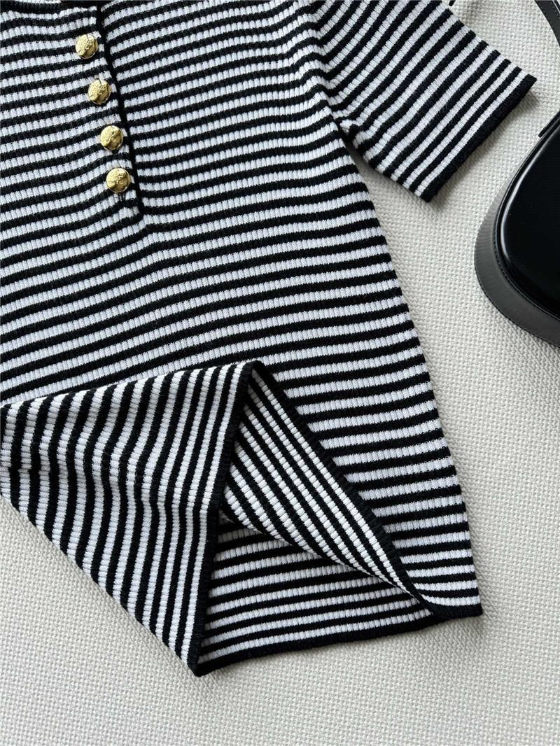 Pra*a new knitted short sleeve replica designer clothes