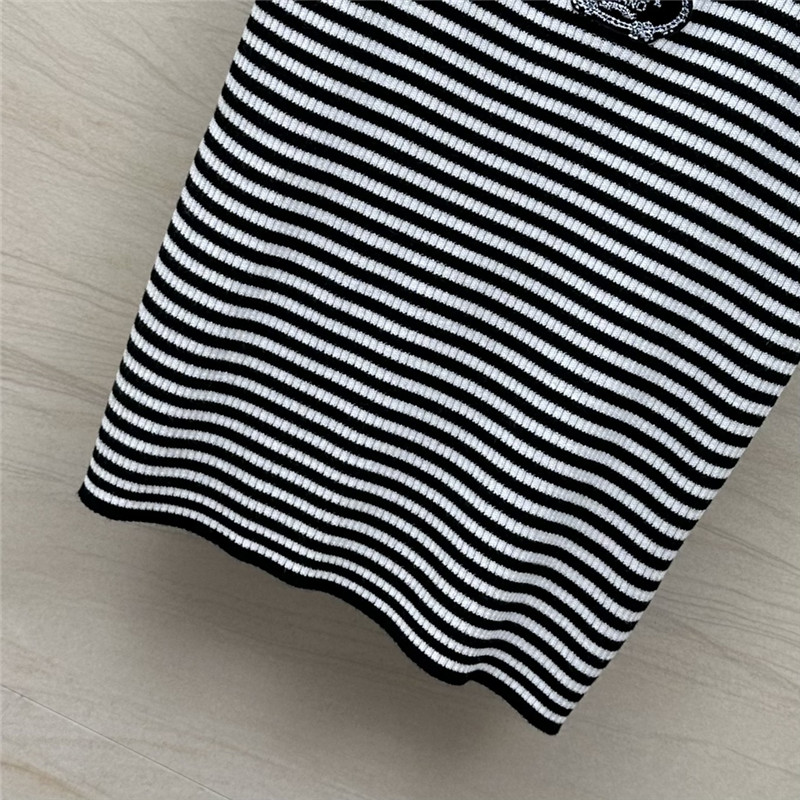 Pra*a dopamine color striped vest replica d&g clothing
