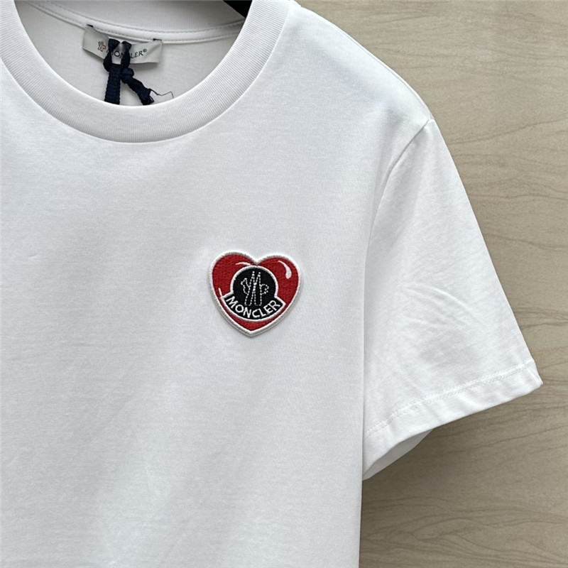 Moncler embroidered letter logo short sleeve T-shirt replica clothes