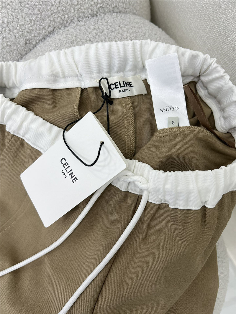Ce1i*e wide-leg casual pants replica clothing sites