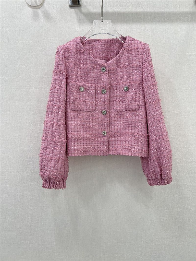 Ch**el new puff sleeve jacket cheap replica designer clothes