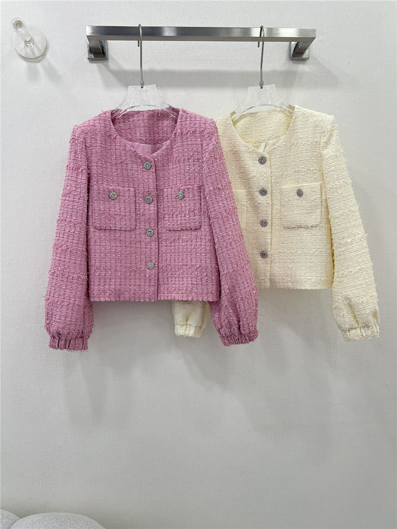 Ch**el new puff sleeve jacket cheap replica designer clothes
