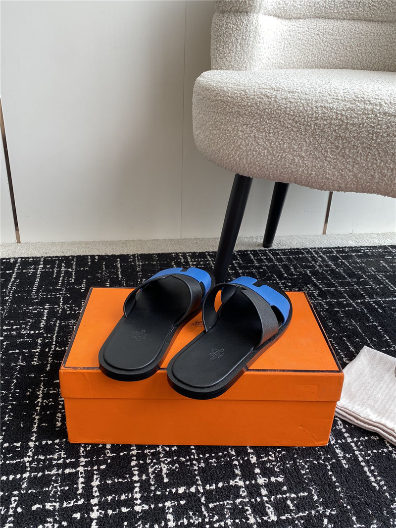 H**me5 izmir sandals black blue