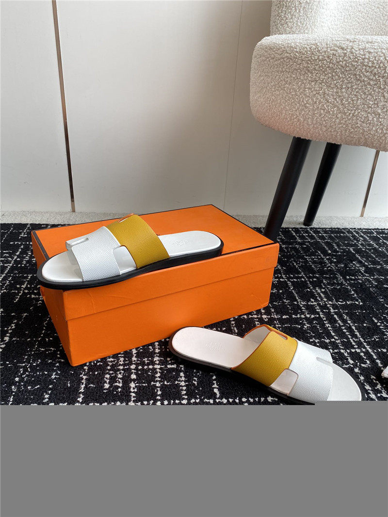 H**me5 izmir sandals yellow white
