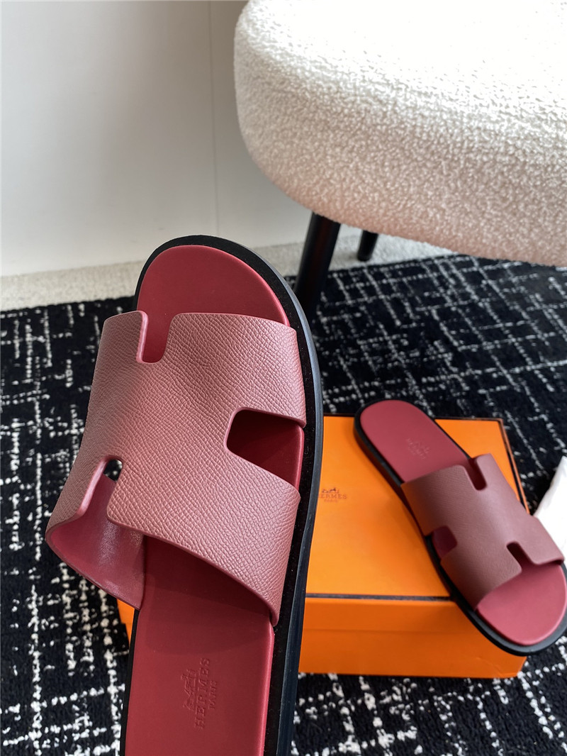 H**me5 izmir sandals burgundy