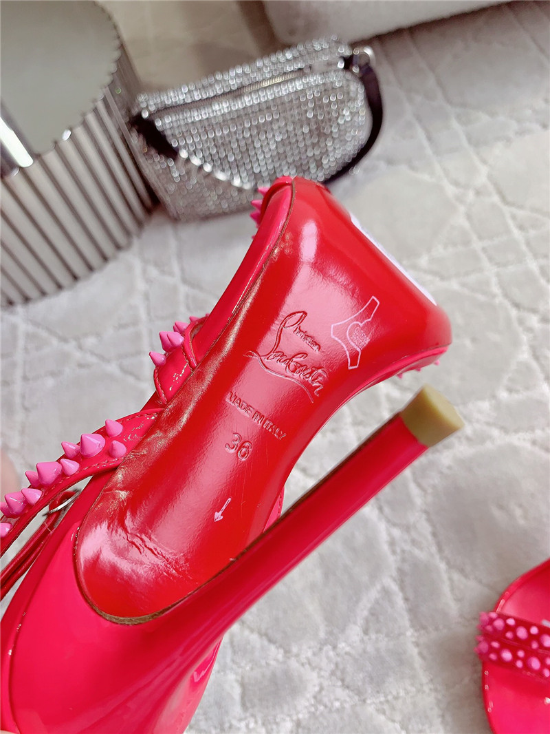 chr1st1an louboutin high heel sandals Marg*e1a replica shoes