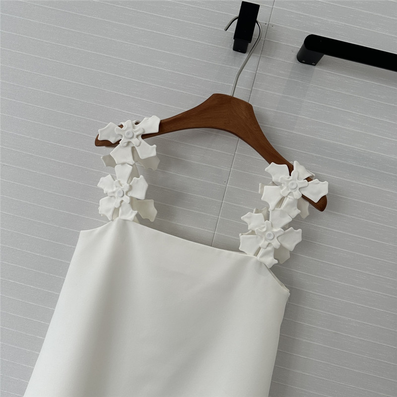 Versace three-dimensional pile flower suspender top replicas clothes
