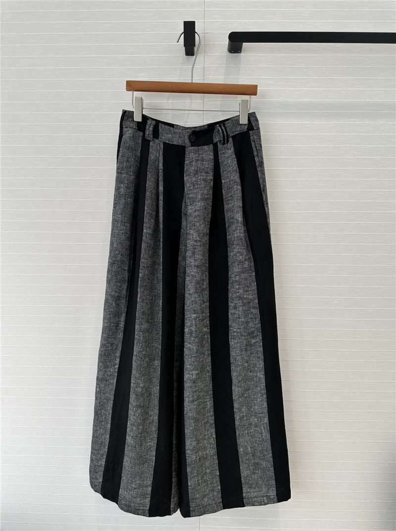 L0r0 P1ana pleated wide-leg straight trousers replica clothing