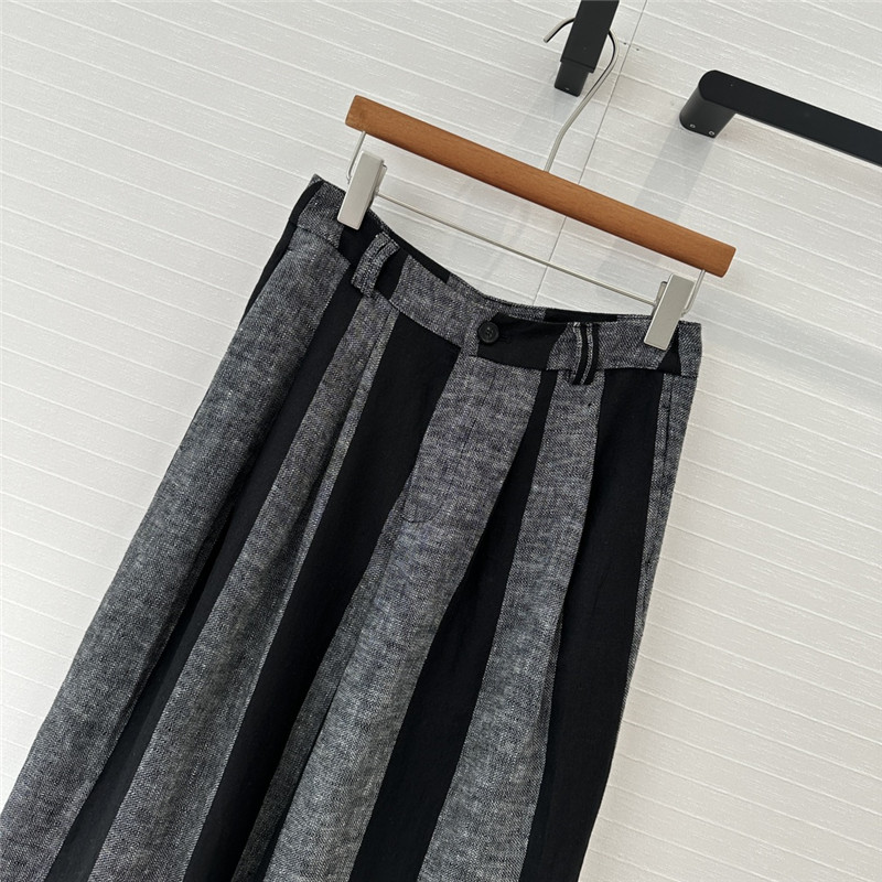 L0r0 P1ana pleated wide-leg straight trousers replica clothing