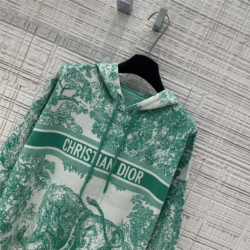 D10r jouy jungle animal pattern knitted suit replica clothing