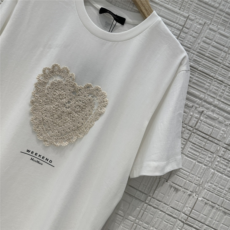 Vanitoo water-soluble heart pattern T-shirt replica clothes